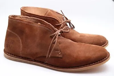 Fat Face Lnsu Denstone Desert Soft Suede Boots Shoes - Tan - Men Uk11 Eur45 • £49.99