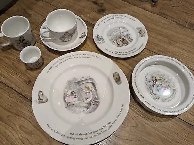 Wedgewood Beatrix Potter Mrs Tiggywinkle Children's Crockery • £60