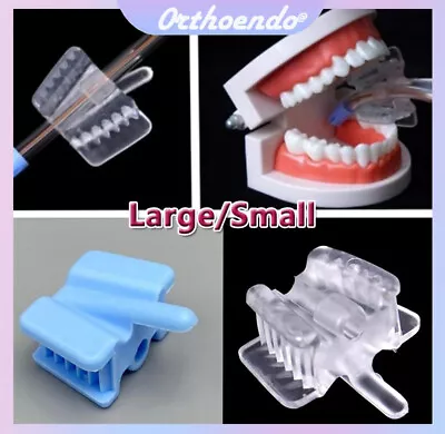 2 Sizes Dental Mouth Prop Bite Blocks Adult Silicone Latex Saliva Ejector 1pcs • $1.95