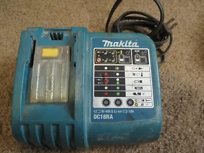 Makita DC18RA 120V 240 Watt 7.2-18V Ni-Mh & Li-ion Battery Charger Works Great • $24.99