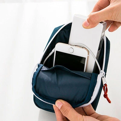 $7.17 • Buy Electronics Accessories Organizer Pouch Minimalist Travel Bag Storage Protection