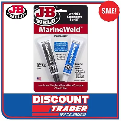 J-B Weld Original MarineWeld Twin Tube Two-Part Marine Epoxy JB - 8272 • $16.90