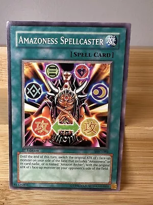 Yu-Gi-Oh! TCG Amazoness Spellcaster Magicians Force MFC-084 1st Edition Common • $1.89
