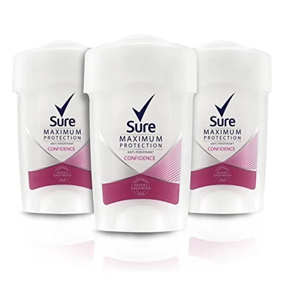 £24.51 • Buy Sure Women Maximum Protection Confidence Anti-Perspirant Deodorant Cream, 45ml,