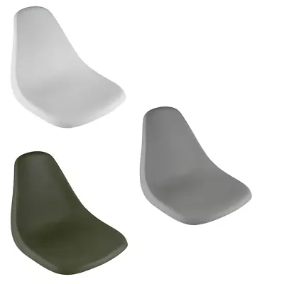 Molded Plastic Boat Seat Gray Basic W/ Mounting Screws Fishing Comfortable • $40.99