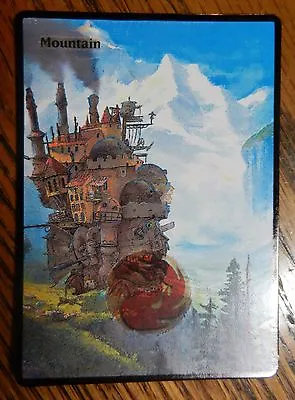 Magic The Gathering MTG Altered Art Ghibli Howl's Moving Castle Basic Mountain  • $13.96