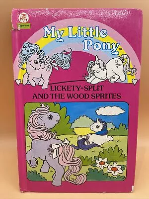 My Little Pony Lickety-Split And The Wood Sprites Book Superstars Hardback 80's • £2.99