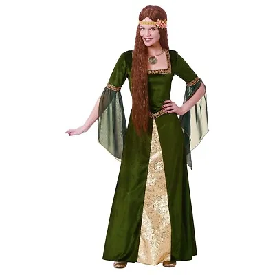 Renaissance Costume Adult Medieval Lady Game Of Thrones Halloween Fancy Dress • $34.47