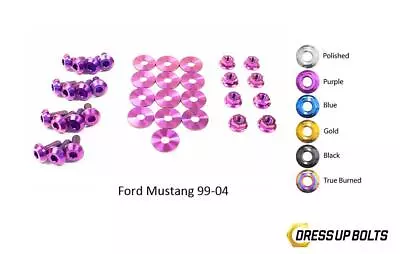 Purple Dress Up Bolt Kit For 1999-04 Ford Mustang GT & Cobra (Engine Bay) • $163.34