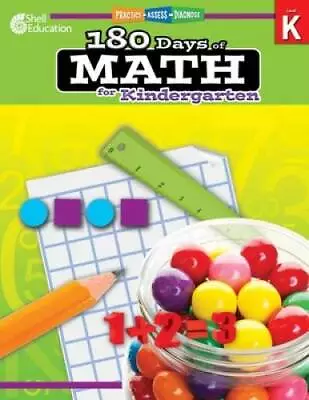180 Days Of Math For Kindergarten (180 Days Of Practice) - Paperback - GOOD • $8.22