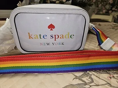 Kate Spade New York All Love Mini Camera Bag Multi Color Pride Crossbody NWT$279 • $134.99