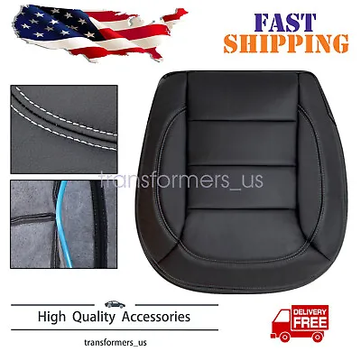 For 2012-2015 Mercedes ML 350 Benz ML350 Driver Bottom Leather Seat Cover Black • $39.89