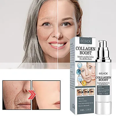 £5.75 • Buy Collagen Marine Face Cream Serum Anti Aging Boost Wrinkle Skin & Under Eye C