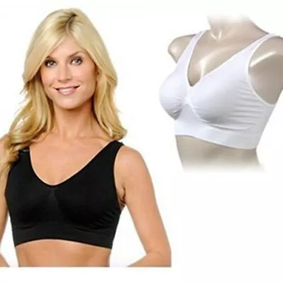 Set Of 3 Bra Leisure Shapewear Seamless S M L XXL XXXL XXXXL Ahh So Comfy AD • $17.99