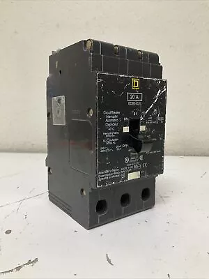 Used Square D EDB34020 20 Amp 3 Pole 480 Volt Breaker • $120