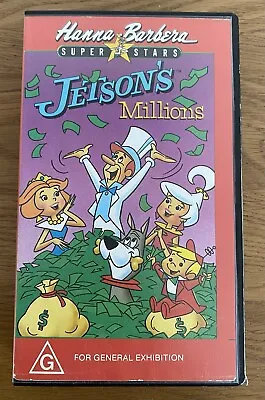 The Jetsons Millions VHS Hanna Barbera Super Stars Cartoon Video 1989 TESTED • $26.50