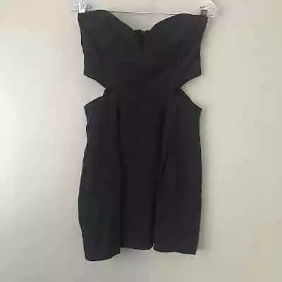 NWT Myne 100% Silk Strapless Cut Out Mini Dress • $30