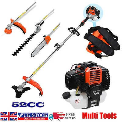 £135.99 • Buy 52cc Petrol Multi Function 5in1 Garden Tool Brush Cutter Grass Trimmer Chainsaw