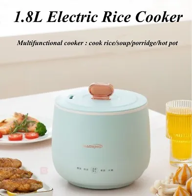 1.8L Smart Rice Cooker Electric Hot Pot 4 In 1 Non-stick Stew Cooker Pot 400W • $42.80