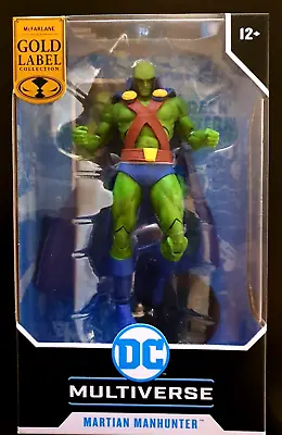 DC Multiverse Classic Martian Manhunter Gold Label Action Figure McFarlane Toys • $49.90