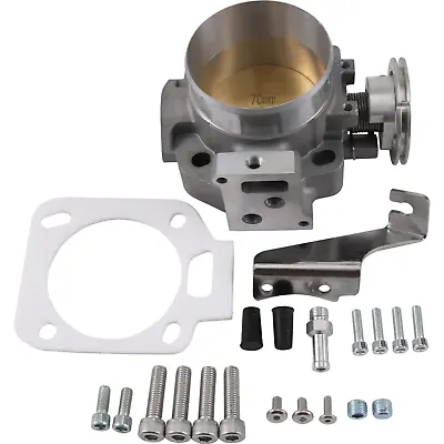 Throttle Body 70mm For K-Series K20 K24 RBC RRC PRB PRC Pattern W/ Bracket • $63.97