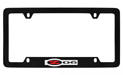 Chevrolet Corvette C5 Z06 BTM Black Coated Metal License Plate Frame Holder • $43.95