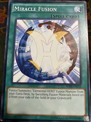 Miracle Fusion SDHS-EN024 Common Yu-Gi-Oh TCG Lightly Played • $10.01