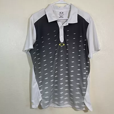 Oakley Mens Medium Golf Polo Shirt Short Sleeve Classic Fit • $16