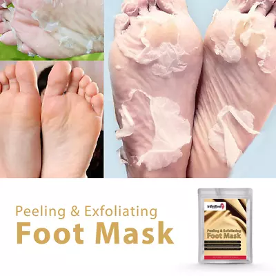 Exfoliating Peel Foot Sock Mask Baby Soft Feet Removes Dead Skin Callus Uk Sell • £3.99