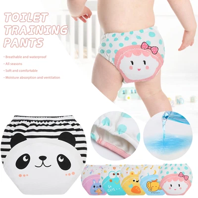 $18.99 • Buy 6Layer Toilet Training Pants Boys Girls Baby Toddler Potty Diaper Nappy Underwea