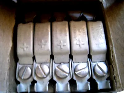 Mueller Elec Co 10 No. 48-B  Universal Clips Steel Cadmium Plated NIB Dated 1936 • $18.99