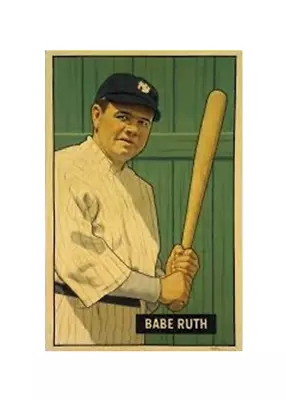 BABE RUTH 51 ACEO ART CARD C#### BUT 5 GET 1 FREE #### Or 30% OFF 12 OR MORE • $3.95