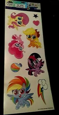 My Little Pony 9 Re-position-able Decals Room Decor 8  X 12  Sheet • $7