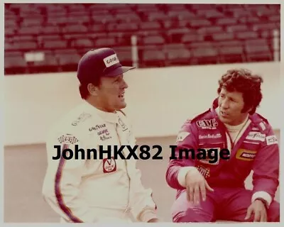 1980s AJ Foyt/ Mario Andretti Sharing Conversation -5 Indy 500 Wins Between Them • $4.99