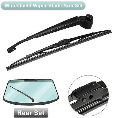$18.99 • Buy Rear Back Car Windshield Wiper Blade Arm Set For VW Golf MK4 For Seat Ibiza
