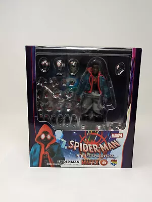 Medicom Toy MAFEX 107 SPIDER-MAN MILES MORALES Into The Spider-Verse Figure .. • $121.40