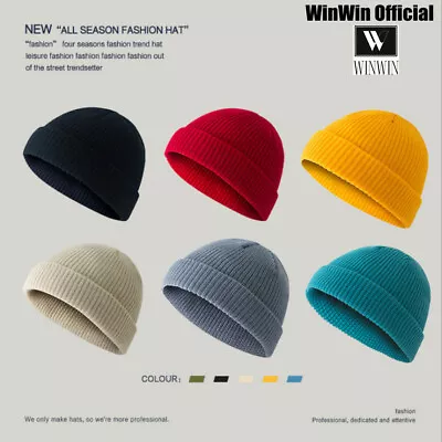 Unisex Winter Knitted Hats For Women Men Skullies Cap Beanie Hat Casual Bonnet  • $4.95