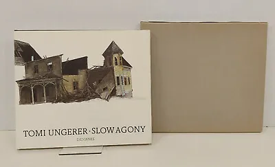 Slow Agony Tomi Ungerer Folio SIGNED 1st Edition 1983 W Slipcase HCwDJ • $114.95