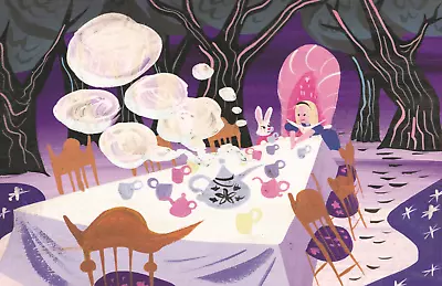 Mary Blair Concept Art Alice In Wonderland Tea Party Disney Poster Print 11x17 • $16.19