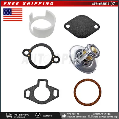 For Mercruiser Thermostat Kit 807252Q5 Gaskets 1987 & UP 160 Degree 4.3 5.0 5.7 • $16.93