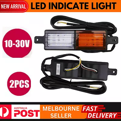 2x 30 LED Bullbar Indicator Tail Lights Front Park DRL Amber For ARB TJM Marker • $40.33