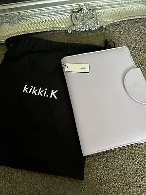 Kikki.K Midcity B5 Lilac Leather Notebook Holder NEW With Tags • $20