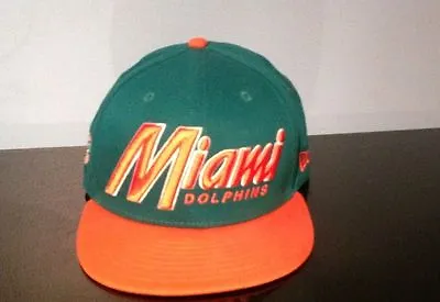 EUC NFL Miami Dolphins Snapback 9 Fifty New Era SZ Medium- Large • $25