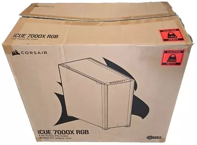 Corsair ICUE 7000X RGB Tempered Glass Black E-ATX With Fans X4 ML120 + X1 ML140  • £100