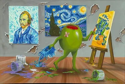 Van Gogh Dark By Michael Godard • $3750