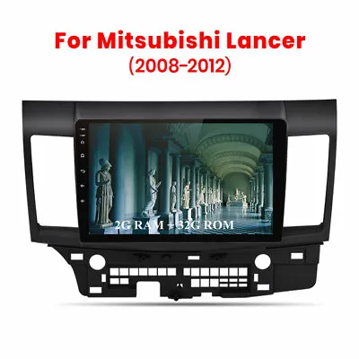 $284.99 • Buy For Mitsubishi Lancer 2008-2012 Car Stereo Radio GPS Android 10 Head Unit 10inch
