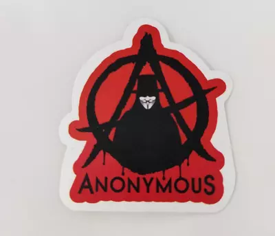 V For Vendetta Anonymous Guy Fawkes Art Waterproof Sticker Decal 2 X1.75  • $2.95