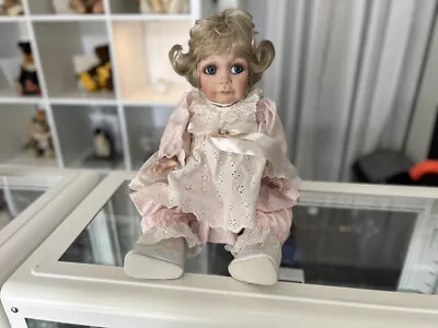 Artist Doll Porcelain Collector Doll 52 Cm. Excellent Condition       • £61.16