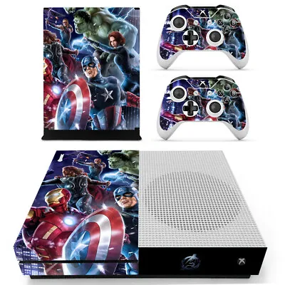 HOT AU The Avengers Skin Decal Sticker FOR XBOX ONE S Console & Controllers • $21.25