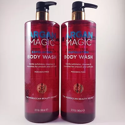 (2-Pack) ARGAN MAGIC™ Nutrient-Rich Argan Oil EXFOLIATING Nourishing BODY WASH • $34.99